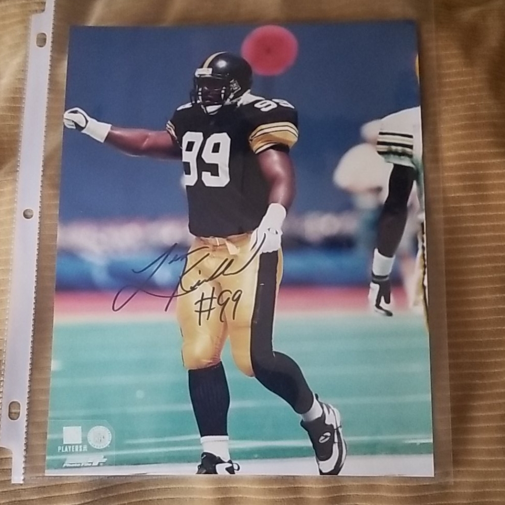 Steelers autograph photo